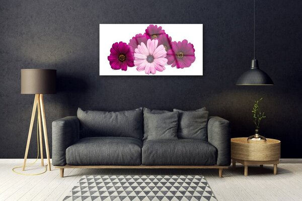 Quadro su vetro Fiori Pianta naturale 100x50 cm 2 appendini