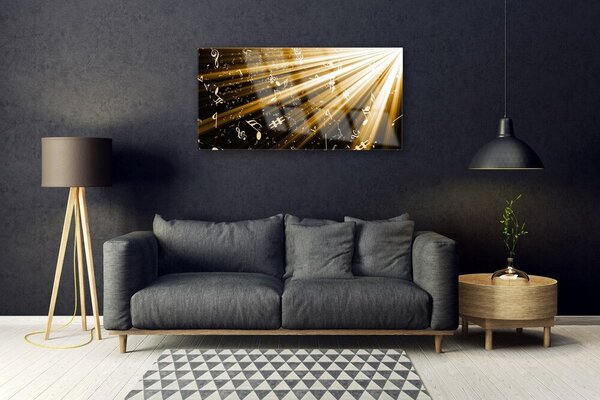 Quadro in vetro Grafica astratta 100x50 cm 2 appendini