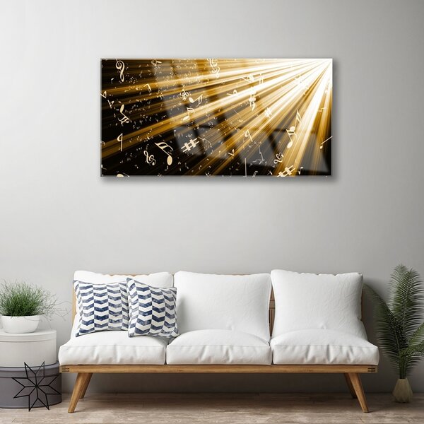 Quadro in vetro Grafica astratta 100x50 cm 2 appendini