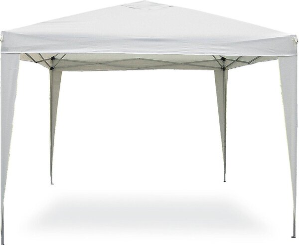 Garden Friend Gazebo Giardino 3x3 mt Pieghevole in Acciaio con Borsa colore Bianco - Pop Up