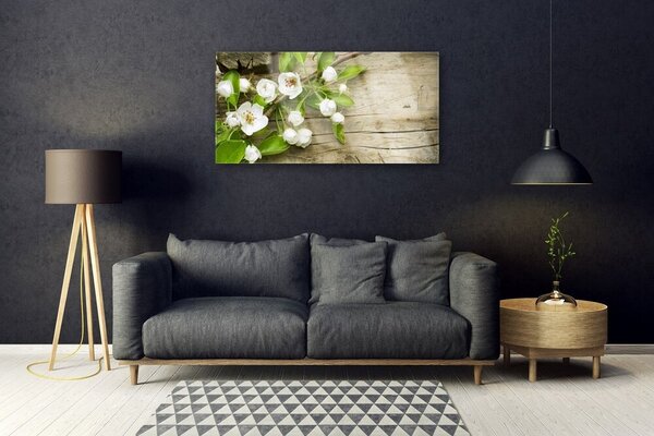 Quadro su vetro Fiori Pianta naturale 100x50 cm 2 appendini