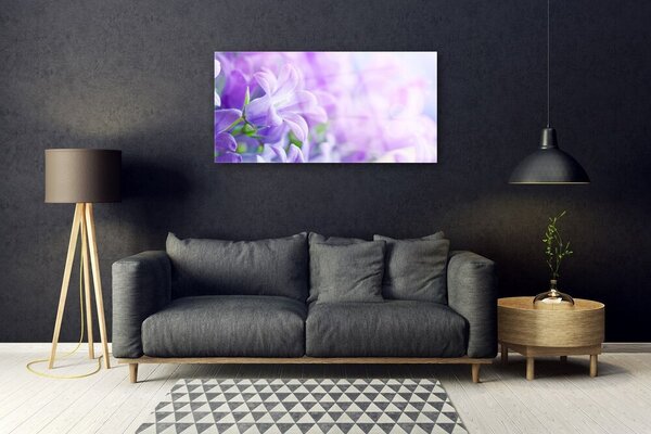 Quadro su vetro Fiori Pianta naturale 100x50 cm 2 appendini