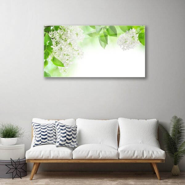 Quadro su vetro Petali Natura Pianta 100x50 cm 2 appendini