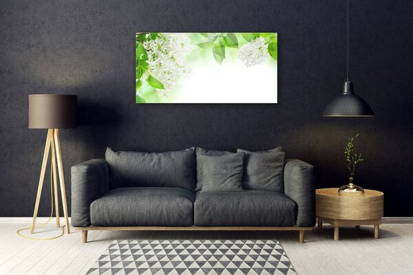 Quadro su vetro Petali Natura Pianta 100x50 cm 2 appendini