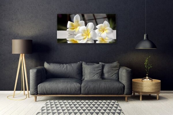 Quadro in vetro Fiori Pianta naturale 100x50 cm 2 appendini