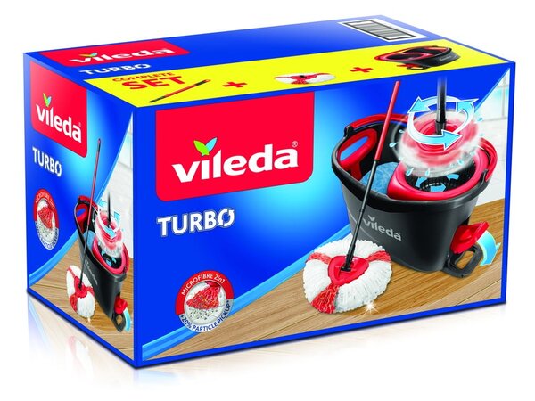 Set di secchi e mop per pavimenti Turbo - Vileda