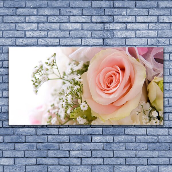 Quadro su tela Rose, fiori, piante 100x50 cm