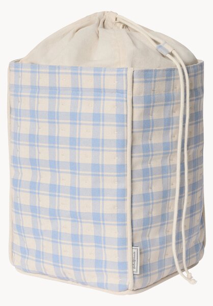 Cesto portaoggetti in cotone Sky Blue