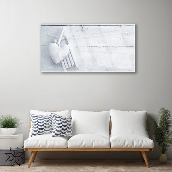 Quadro su vetro Grafica astratta 100x50 cm 2 appendini
