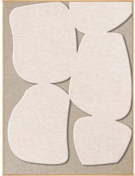 Dipinto in 3D con cornice inclusa/fonoassorbente 90x120 cm Stone Path 1 – Malerifabrikken