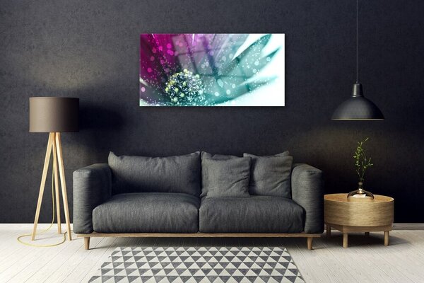 Quadro in vetro Fiore Pianta Natura Arte 100x50 cm 2 appendini
