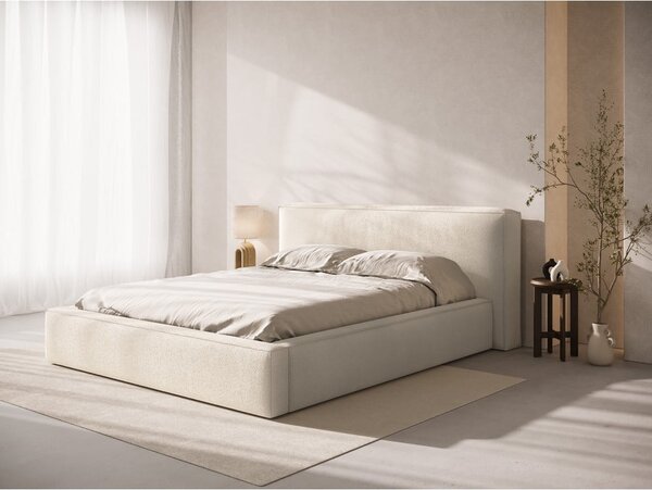 Testiera color crema in imbottito 249x100 cm Olivia – Micadoni