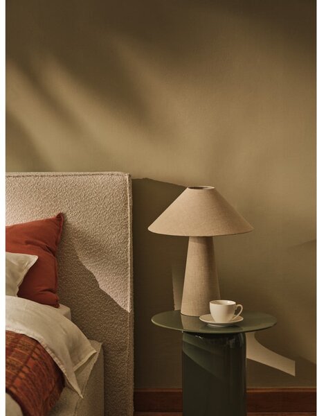 Testiera color crema in imbottito 249x100 cm Olivia – Micadoni