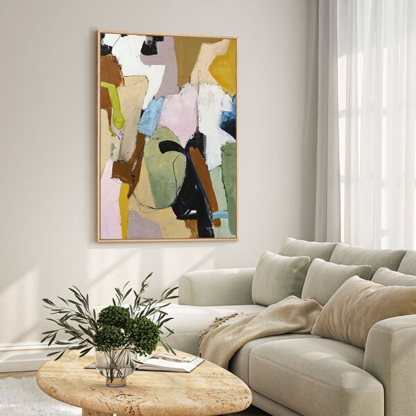Dipinto stampato/con elementi dipinti a mano con cornice inclusa/dipinto su tela 93x117 cm Out Of Ordinary – Malerifabrikken