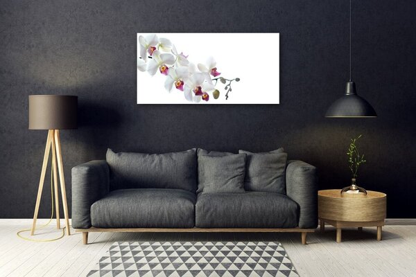 Quadro vetro Fiori Pianta naturale 100x50 cm 2 appendini