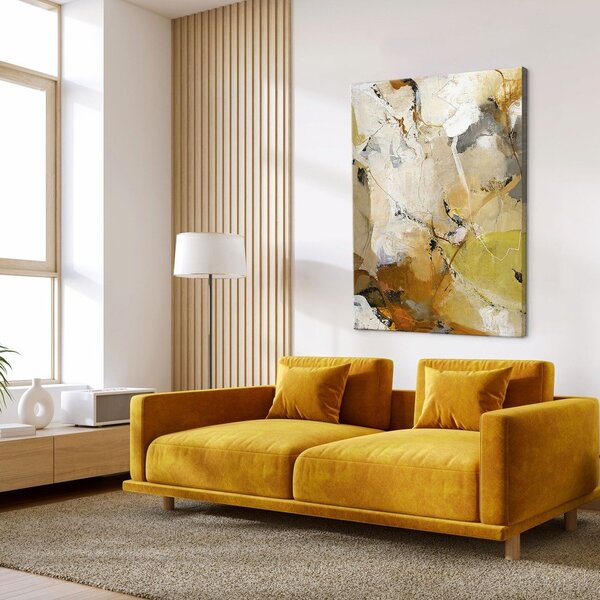 Dipinto stampato/con elementi dipinti a mano dipinto su tela 90x118 cm Everlast – Malerifabrikken