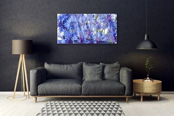 Quadro vetro Fiori Pianta naturale 100x50 cm 2 appendini