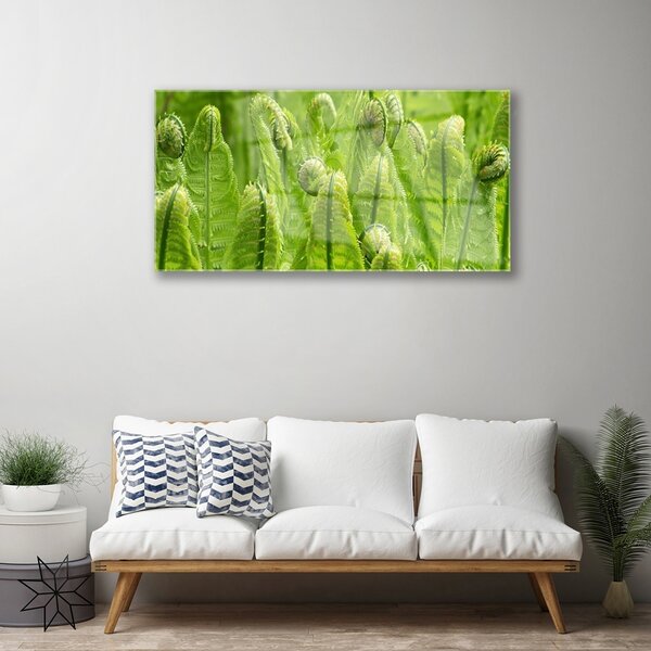 Quadro vetro Pianta Natura 100x50 cm 2 appendini