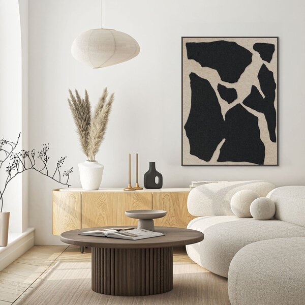 Dipinto in 3D con cornice inclusa/fonoassorbente 90x120 cm Soundgarden 1 – Malerifabrikken