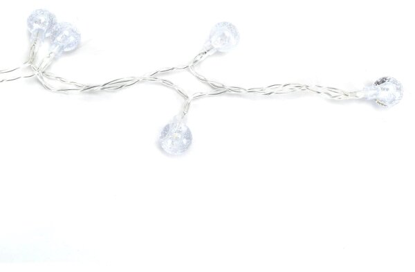 Aigostar - Catena luminosa natalizia LED da esterno 100 LED/8 funzioni/3xAA/10,3 m/IP44/multicolore