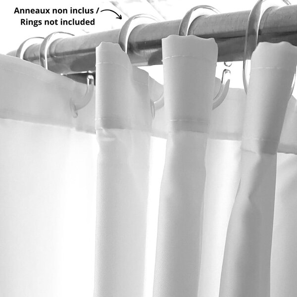 Tenda per doccia 180x200 cm Construct – Spirella