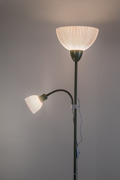 Rabalux 74102 - Lampada da terra ACTION PRO 1xE27/60W/230V + 1xE14/25W verde