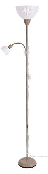 Rabalux 74103 - Lampada da terra ACTION PRO 1xE27/60W/230V + 1xE14/25W beige