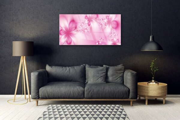 Quadro in vetro Grafica astratta 100x50 cm 2 appendini