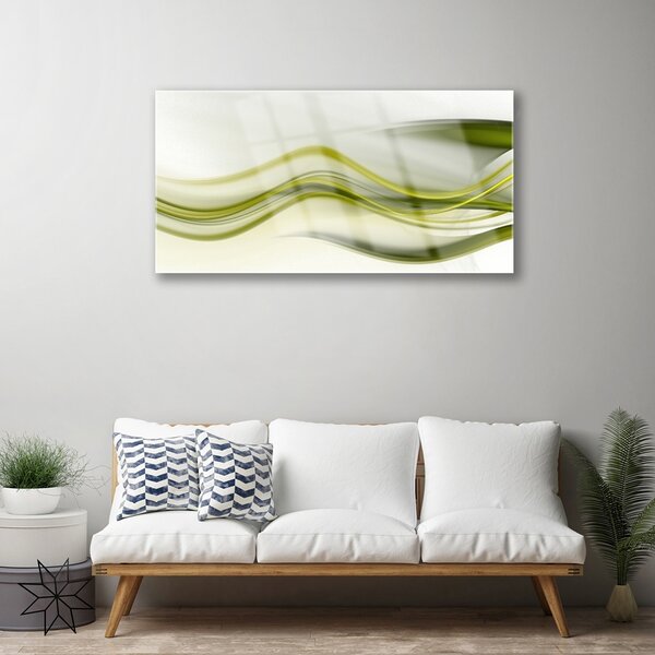 Quadro di vetro Grafica astratta 100x50 cm 2 appendini