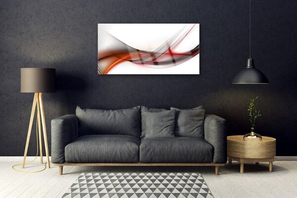 Quadro vetro Grafica astratta 100x50 cm 2 appendini