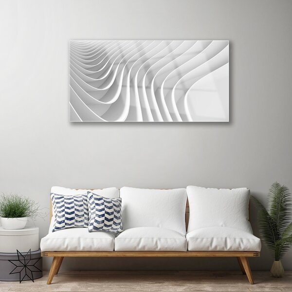 Quadro in vetro Grafica astratta 100x50 cm 2 appendini