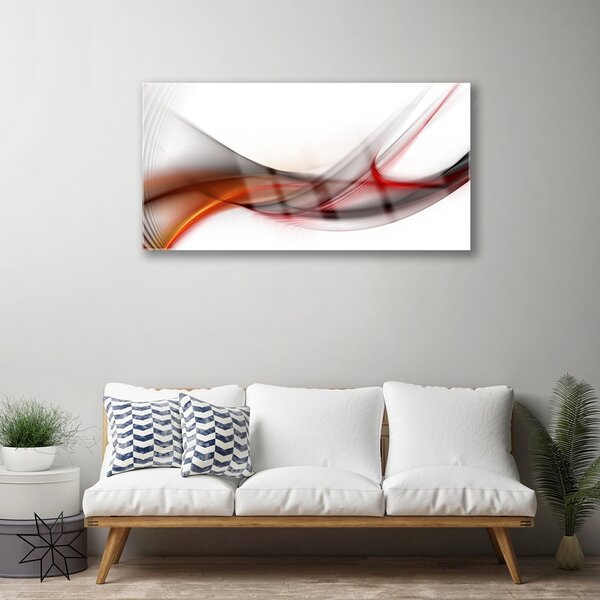 Quadro vetro Grafica astratta 100x50 cm 2 appendini