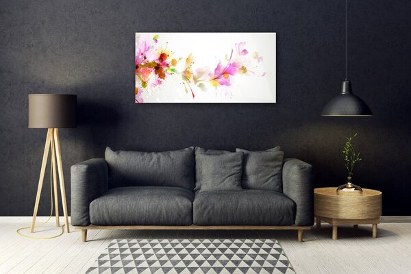 Quadro vetro Grafica astratta 100x50 cm 2 appendini