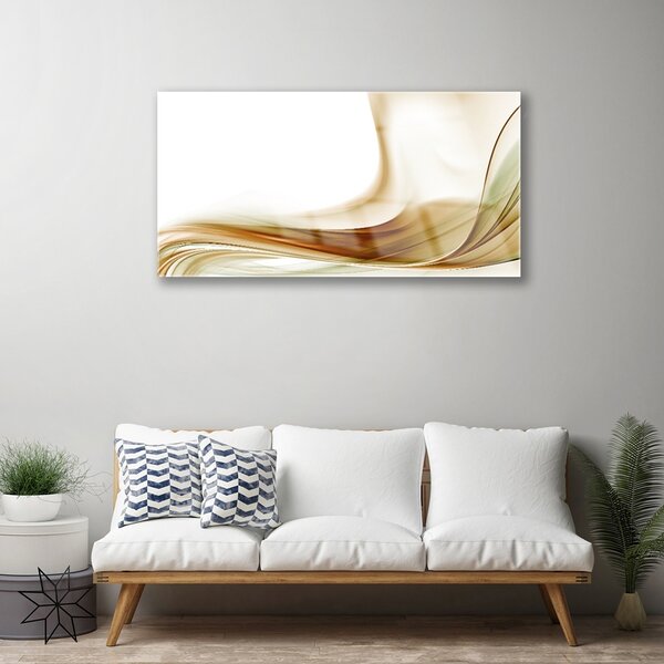 Quadro di vetro Grafica astratta 100x50 cm 2 appendini