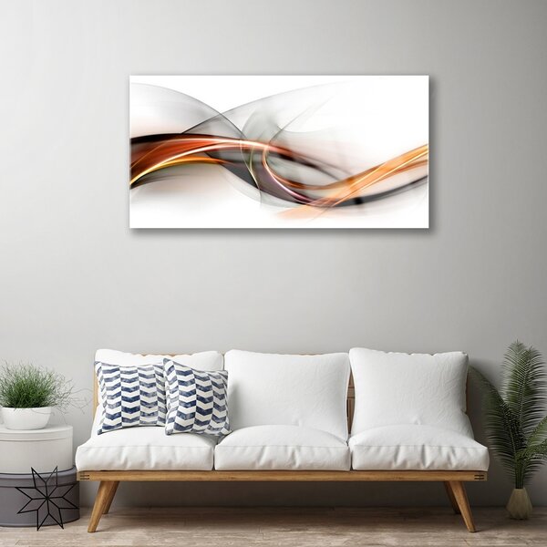 Quadro su vetro Astratto 100x50 cm 2 appendini