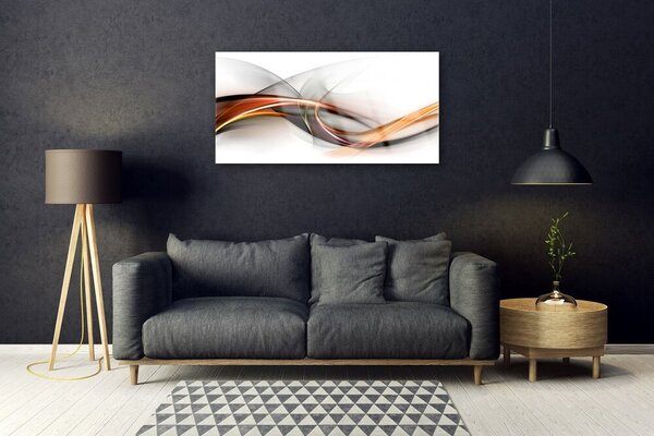 Quadro su vetro Astratto 100x50 cm 2 appendini