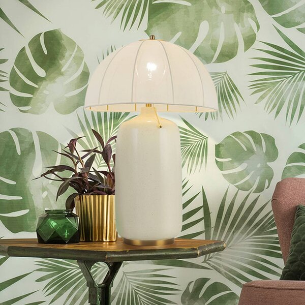 Elstead Lampada da tavolo Crosby, Ottone / Oro, Soggiorno / Sala da pranzo, Metallo, Vintage, Lampada da tavolo