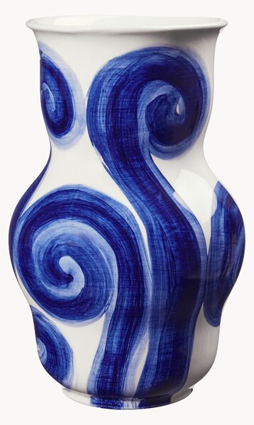 Vaso dipinto a mano Tulle, alt. 23 cm