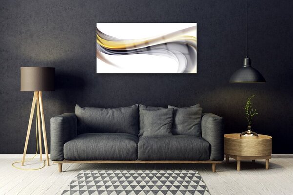 Quadro in vetro Grafica astratta 100x50 cm 2 appendini