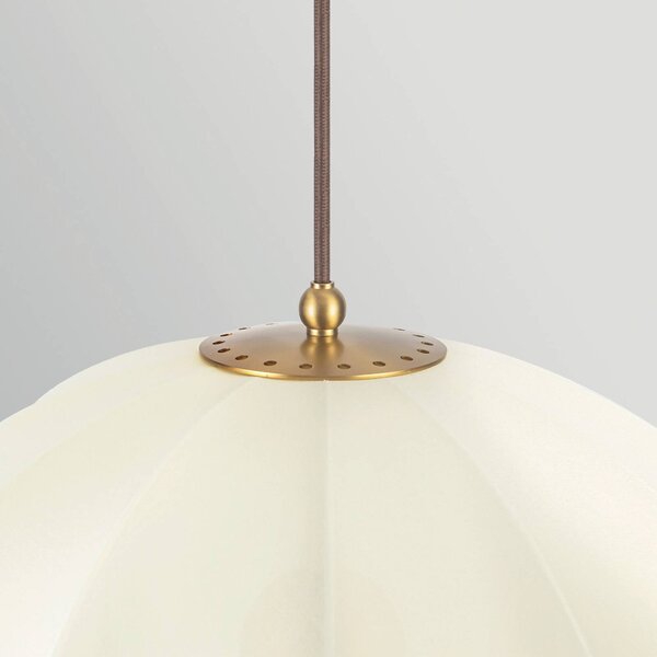 Elstead Lampada a sospensione Crosby, dimmerabile, Ottone / Oro, Soggiorno / Sala da pranzo, Metallo, Vintage, Lampada a sospensione