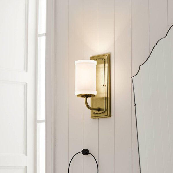 KICHLER Applique da parete Vetivene, Ottone / Oro, Bagno, Metallo, Applique