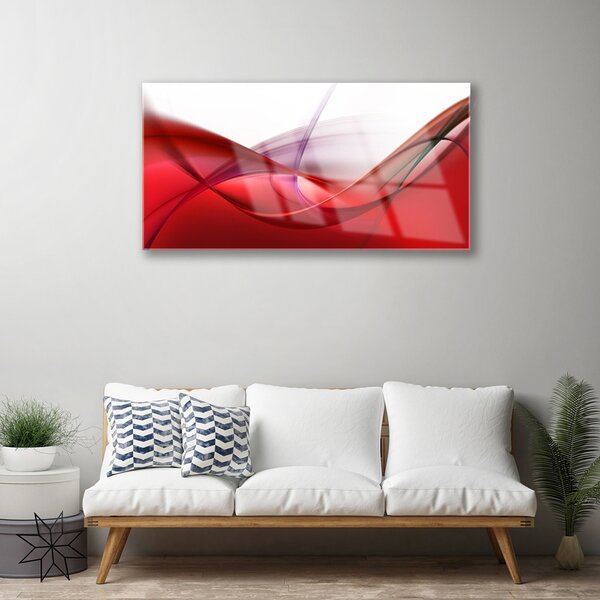 Quadro vetro Grafica astratta 100x50 cm 2 appendini