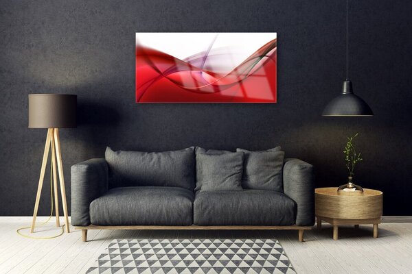 Quadro vetro Grafica astratta 100x50 cm 2 appendini