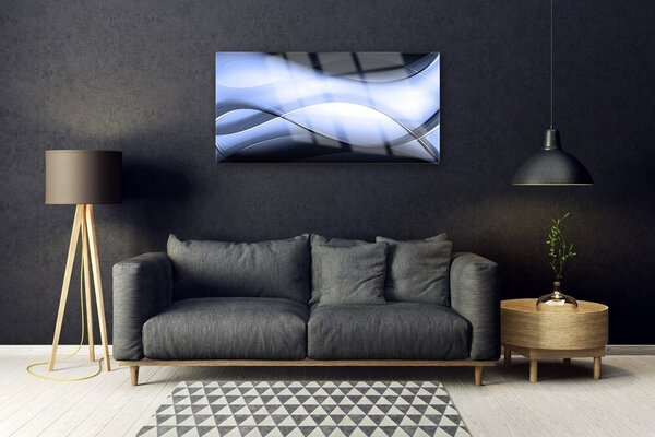 Quadro di vetro Grafica astratta 100x50 cm 2 appendini