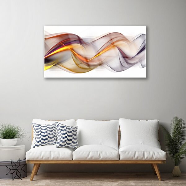 Quadro vetro Grafica astratta 100x50 cm 2 appendini