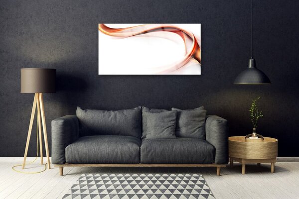 Quadro su vetro Grafica astratta 100x50 cm 2 appendini