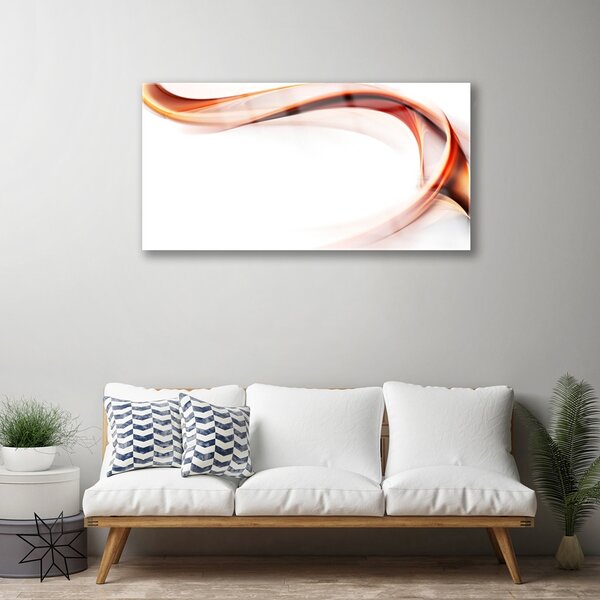 Quadro su vetro Grafica astratta 100x50 cm 2 appendini