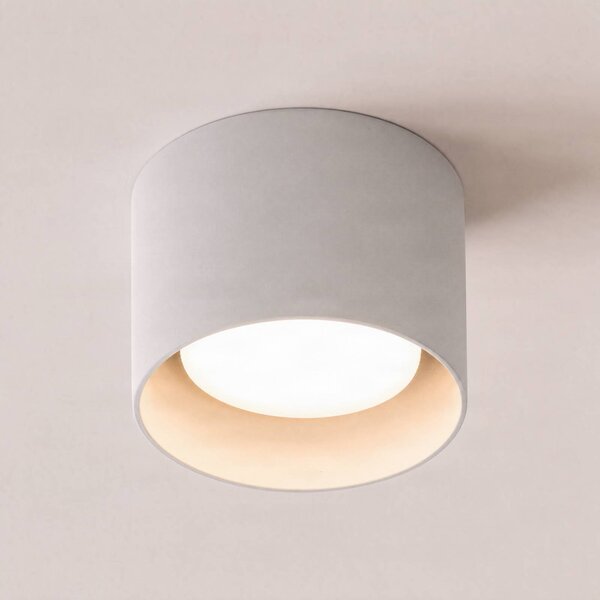 Ideal lux IDEAL LUX Faretto Spike Round, bianco, alluminio, Ø 10 cm Round, Bianco / Opale, Soggiorno / Sala da pranzo, Alluminio, Moderno, Downlight