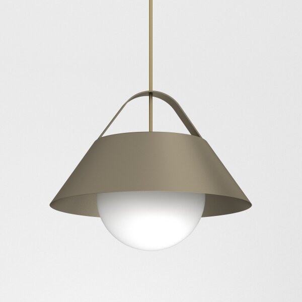 Lampadario a sospensione su cavo FUNDA 1xE27/15W/230V bronzo