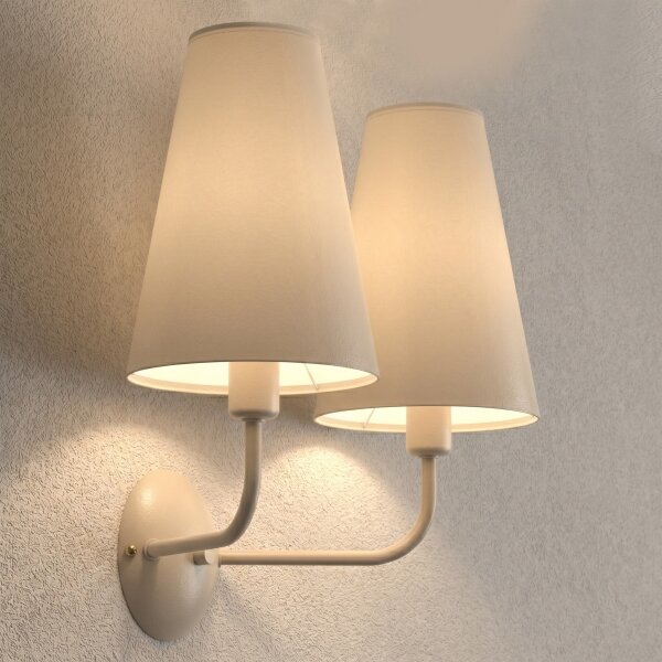 Applique da parete TORTOLA 2xE14/15W/230V beige